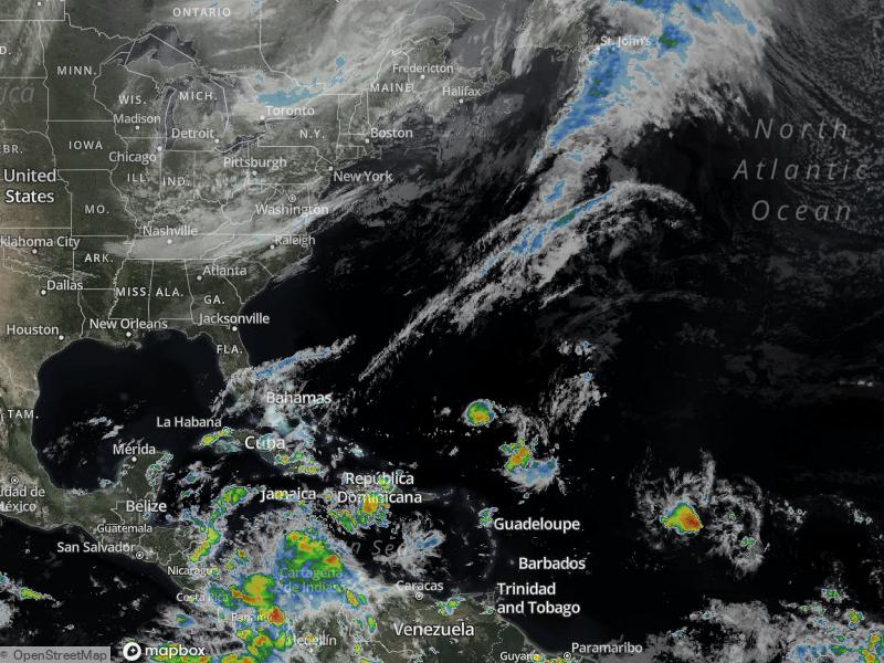 Atlantic Infrared Satellite