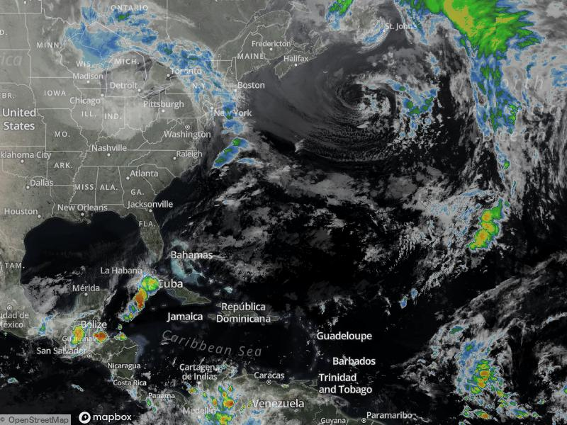 Atlantic Infrared Satellite