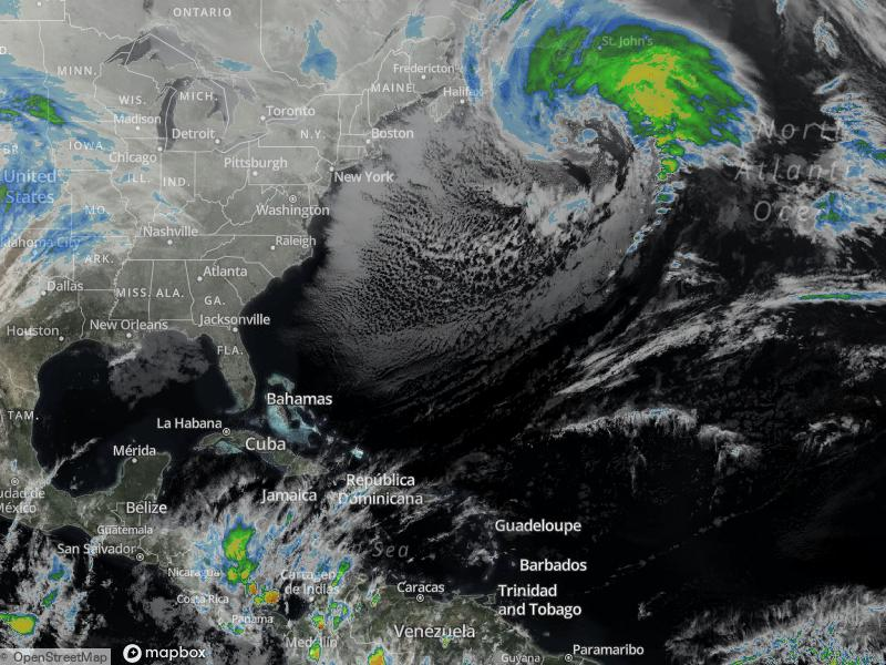 Atlantic Infrared Satellite