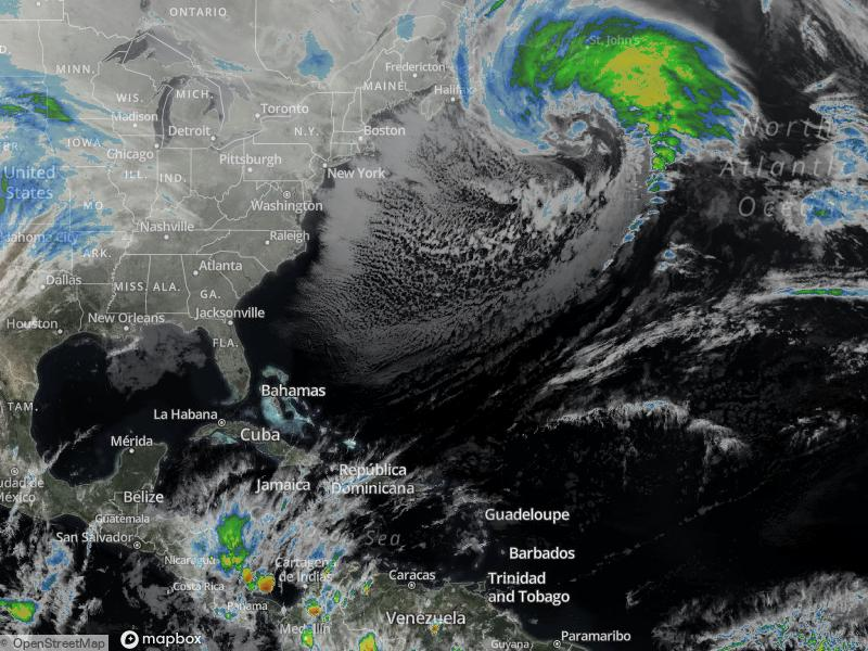 Atlantic Infrared Satellite