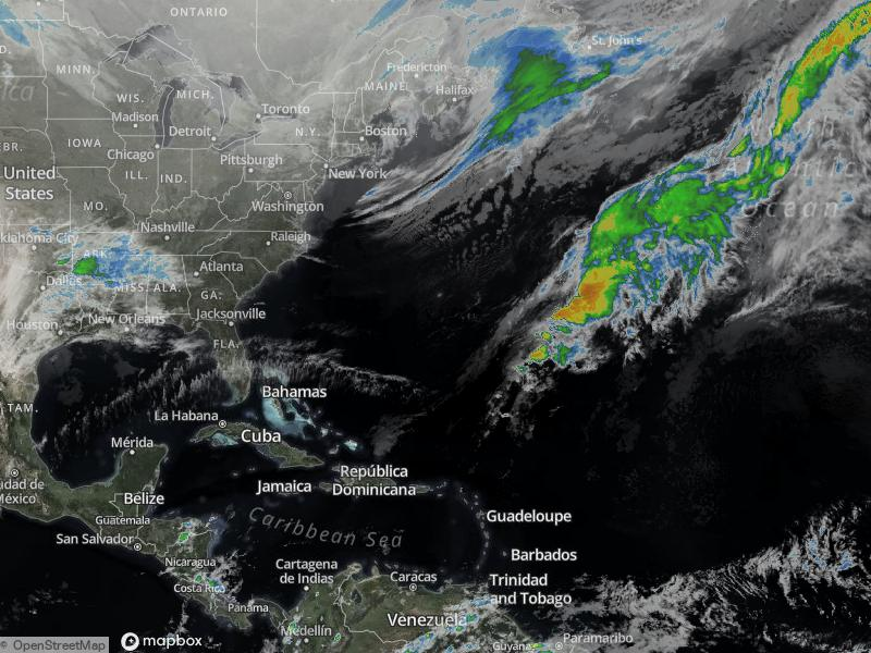 Atlantic Infrared Satellite