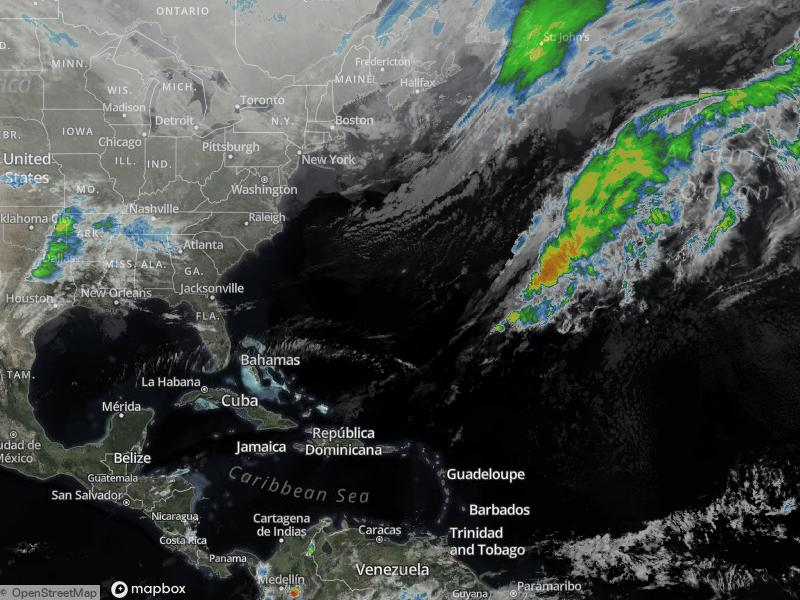 Atlantic Infrared Satellite