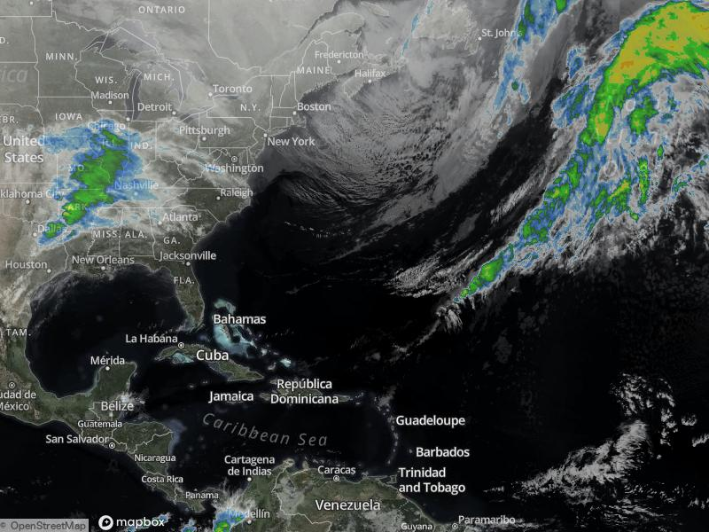 Atlantic Infrared Satellite