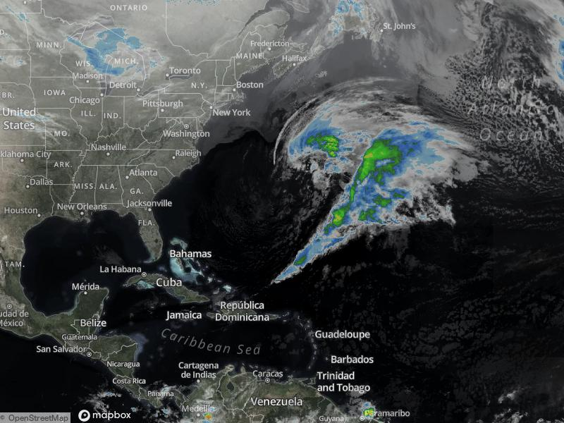 Atlantic Infrared Satellite