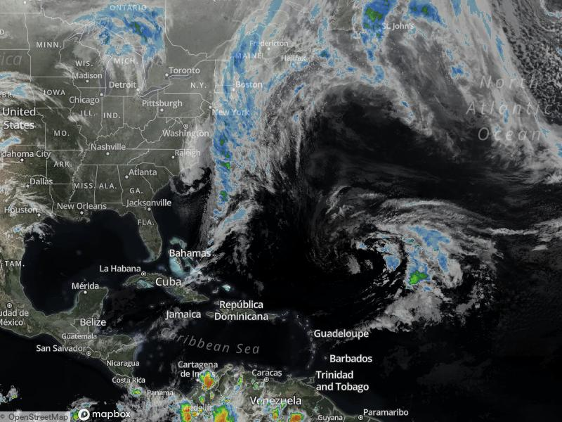 Atlantic Infrared Satellite