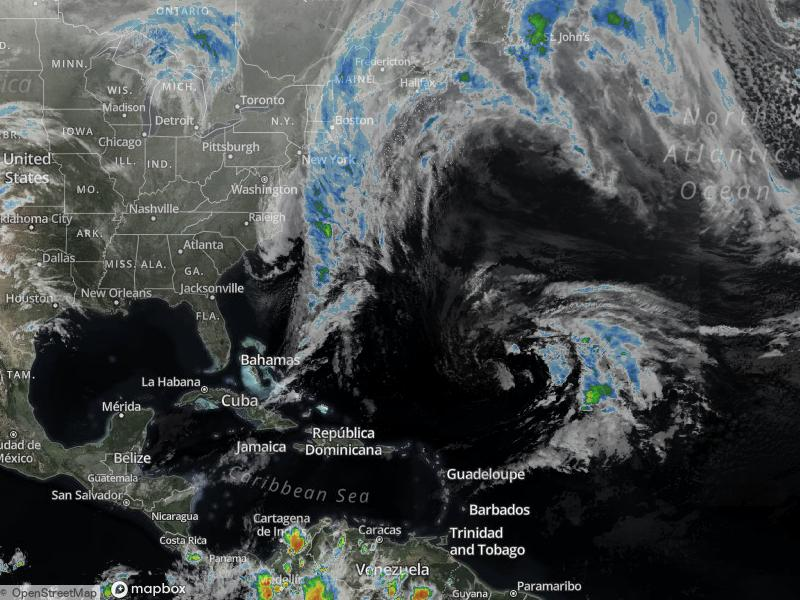 Atlantic Infrared Satellite