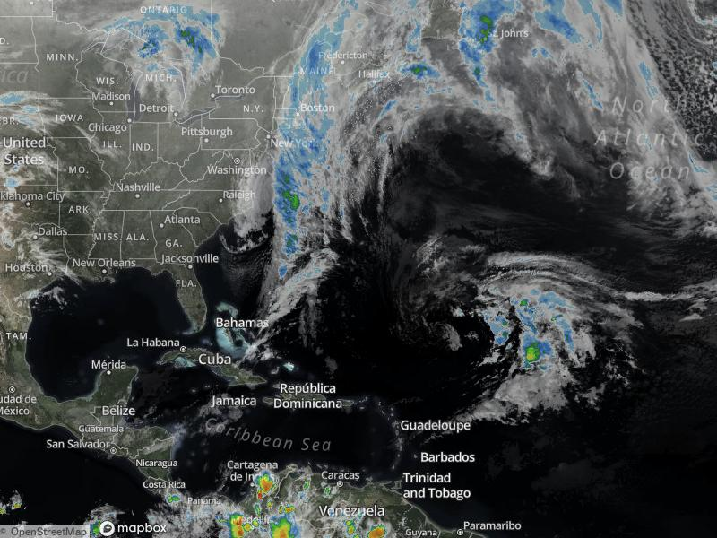 Atlantic Infrared Satellite