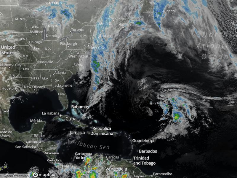 Atlantic Infrared Satellite