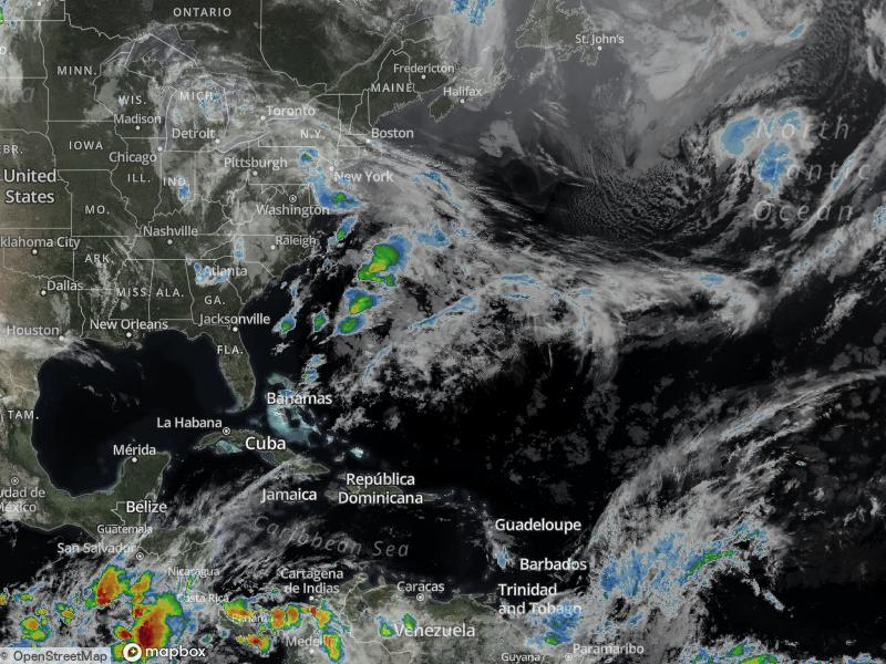 Atlantic Infrared Satellite