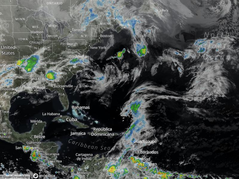 Atlantic Infrared Satellite