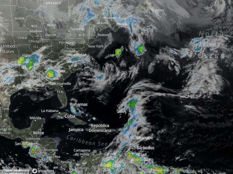 Atlantic Infrared Satellite