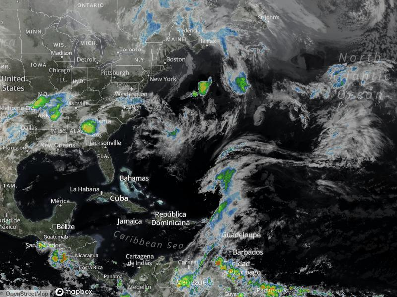 Atlantic Infrared Satellite