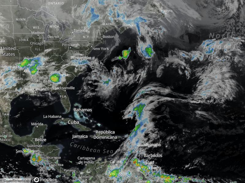Atlantic Infrared Satellite