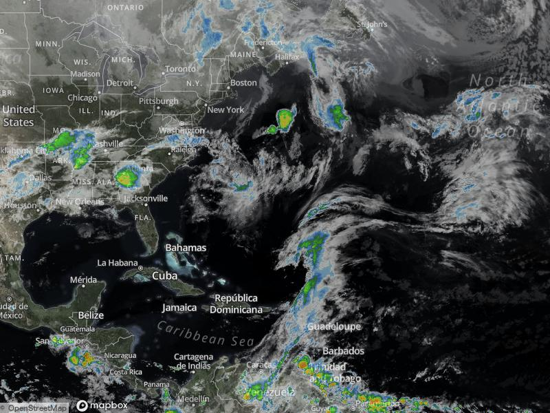 Atlantic Infrared Satellite
