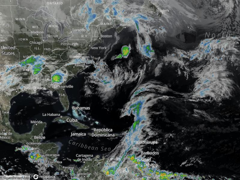 Atlantic Infrared Satellite