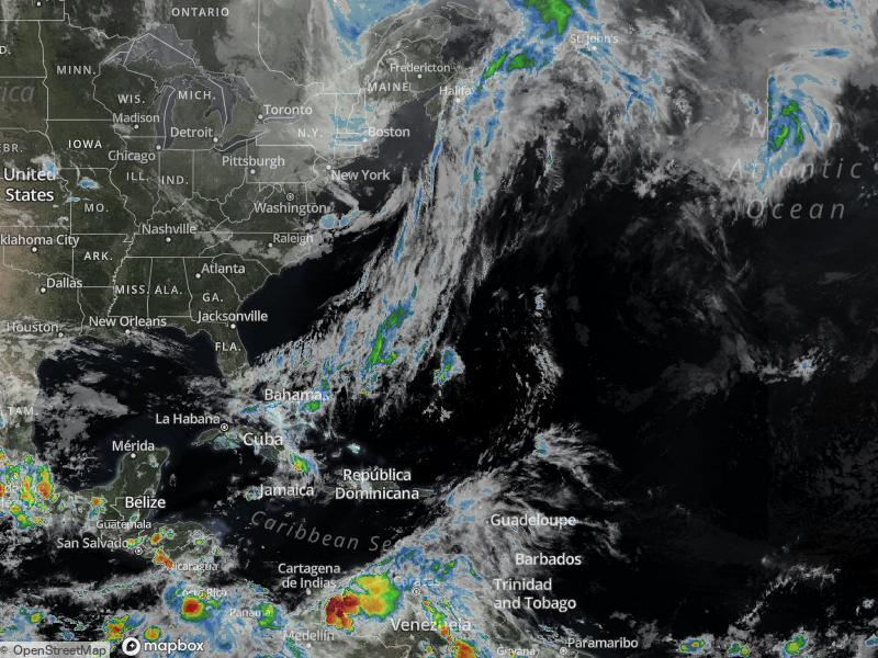 Atlantic Infrared Satellite