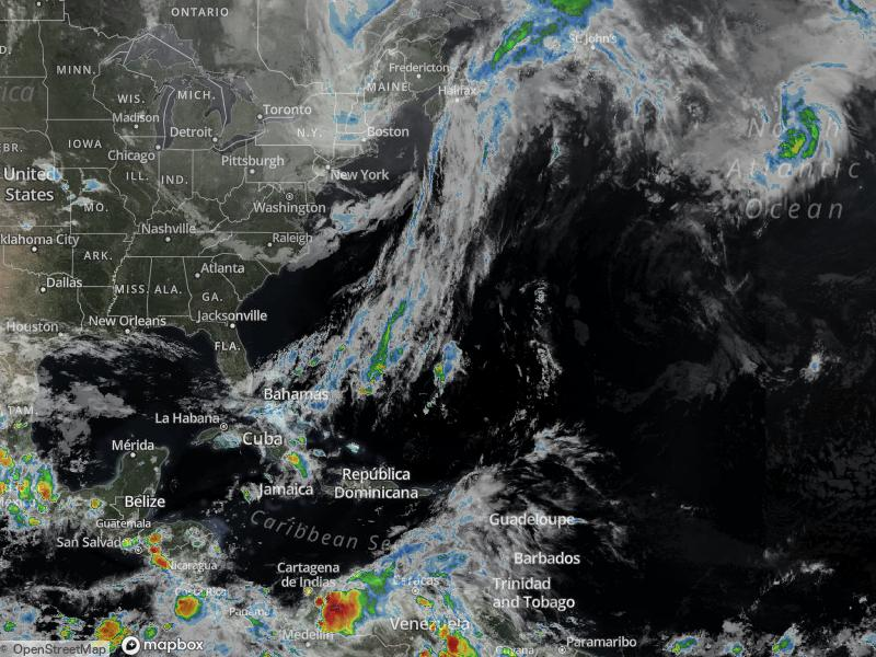 Atlantic Infrared Satellite