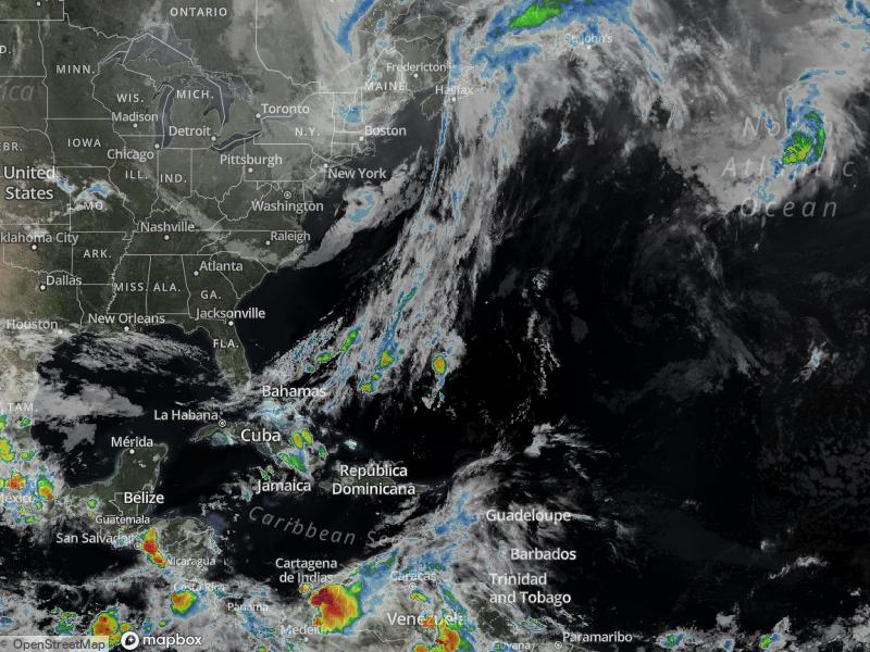 Atlantic Infrared Satellite