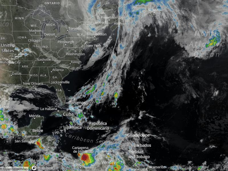 Atlantic Infrared Satellite