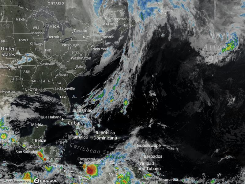 Atlantic Infrared Satellite