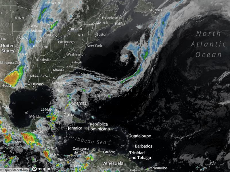 Atlantic Infrared Satellite
