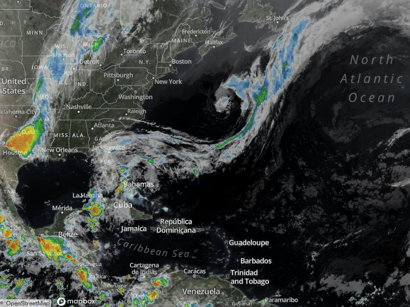 Atlantic Infrared Satellite