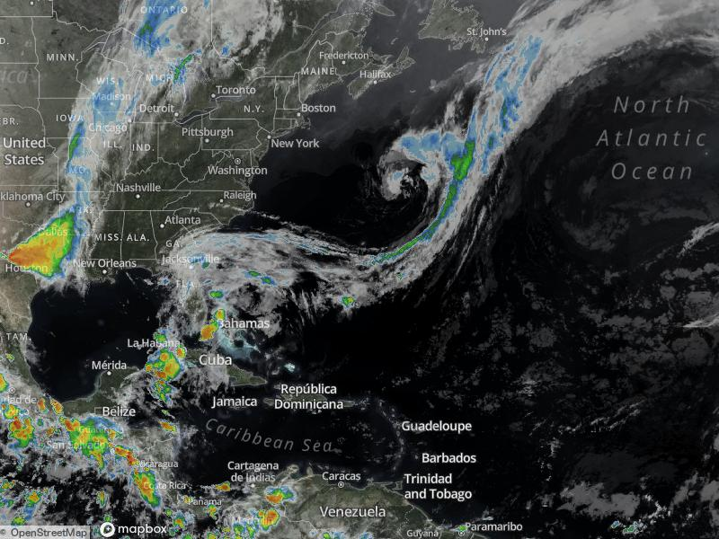 Atlantic Infrared Satellite