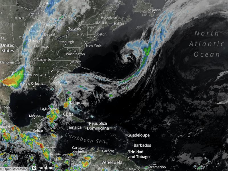 Atlantic Infrared Satellite