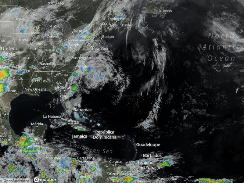 Atlantic Infrared Satellite