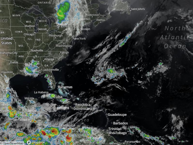 Atlantic Infrared Satellite