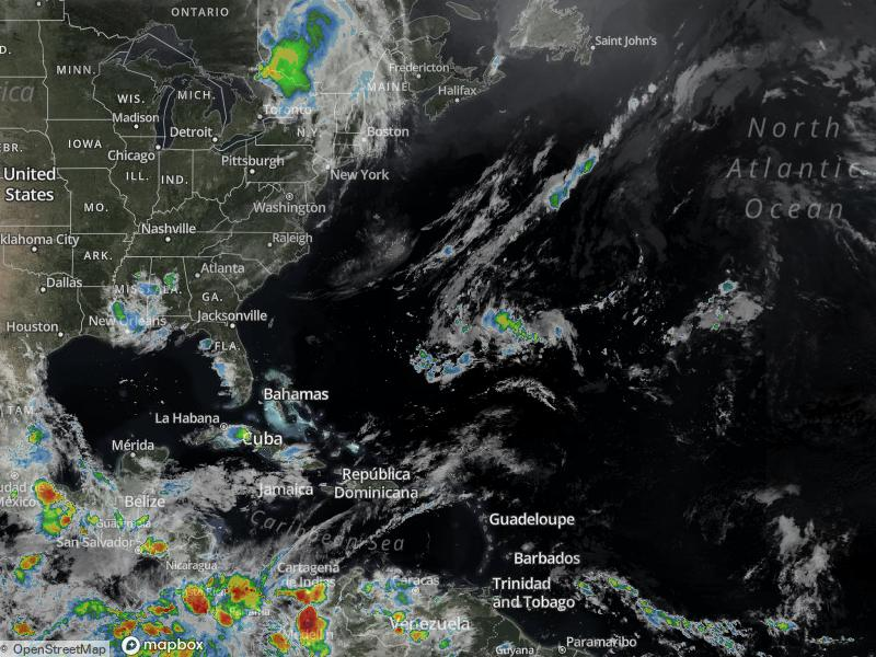 Atlantic Infrared Satellite