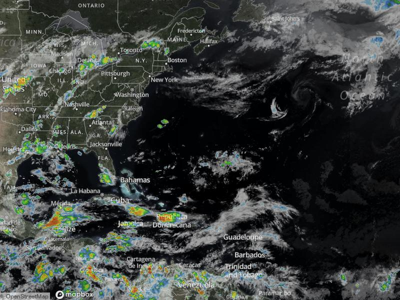 Atlantic Infrared Satellite