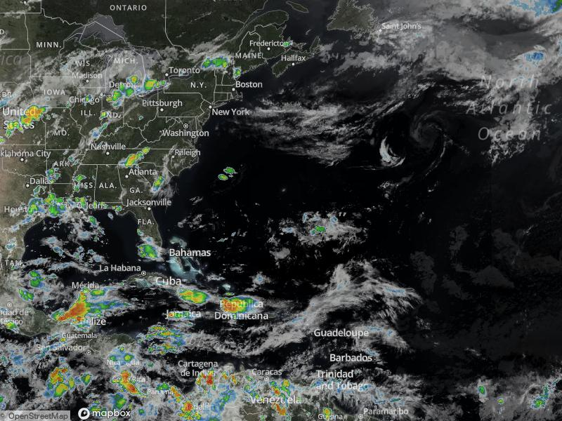 Atlantic Infrared Satellite