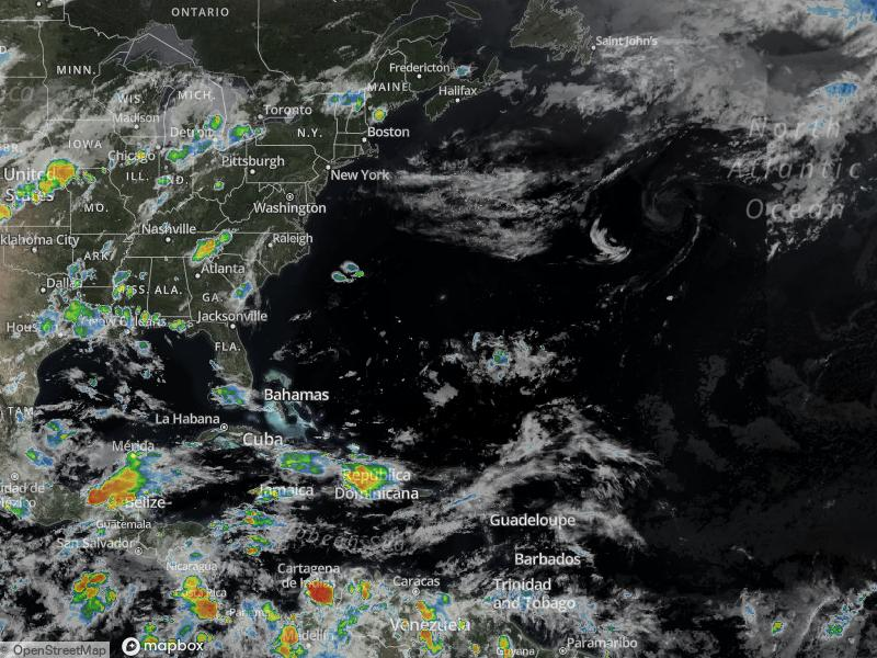 Atlantic Infrared Satellite
