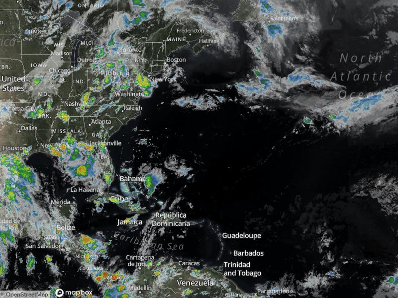 Atlantic Infrared Satellite