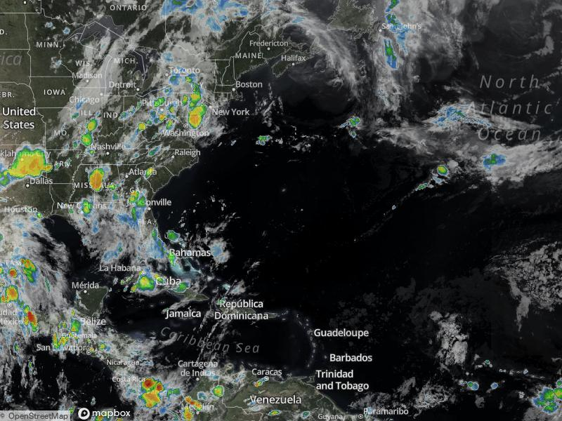 Atlantic Infrared Satellite