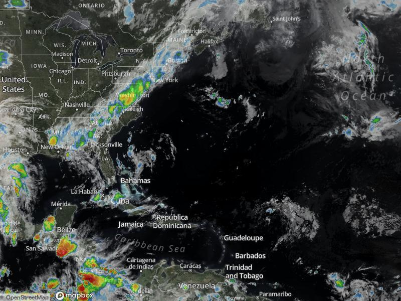 Atlantic Infrared Satellite