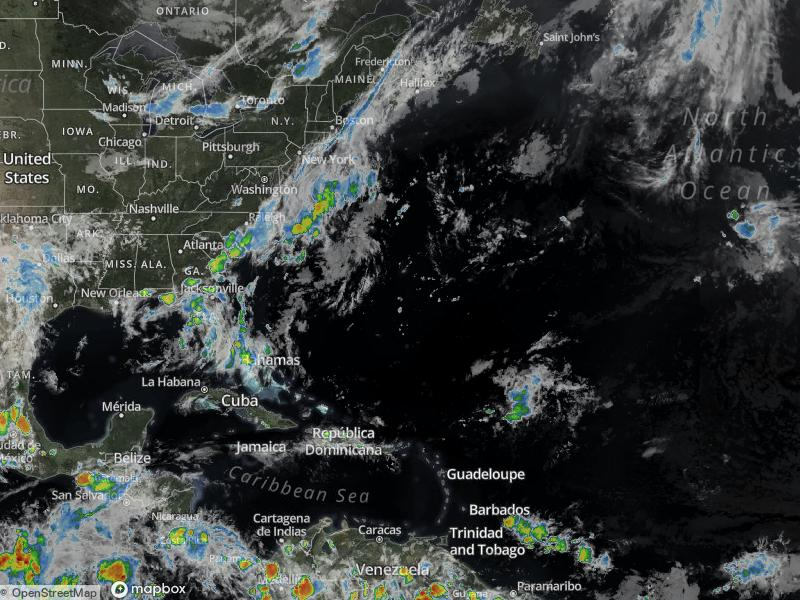 Atlantic Infrared Satellite