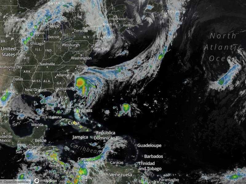Atlantic Infrared Satellite