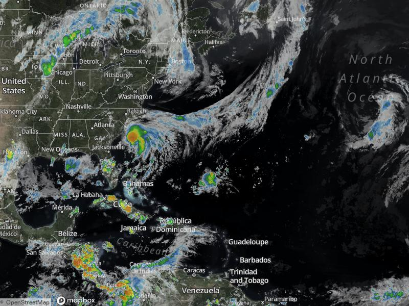 Atlantic Infrared Satellite