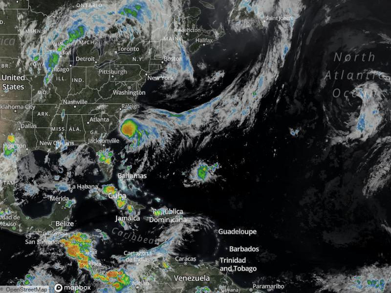 Atlantic Infrared Satellite
