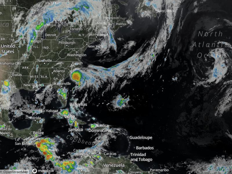 Atlantic Infrared Satellite