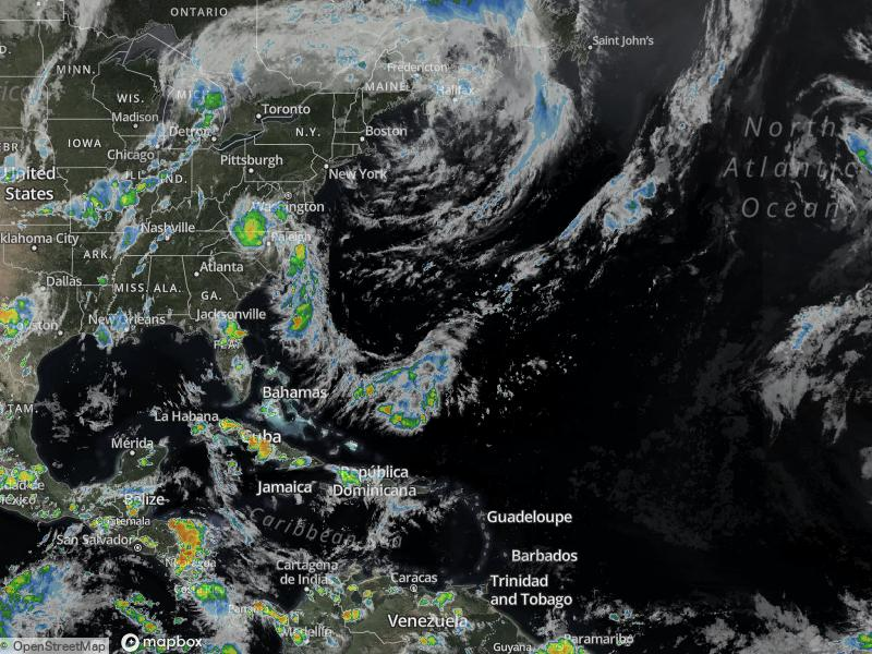 Atlantic Infrared Satellite