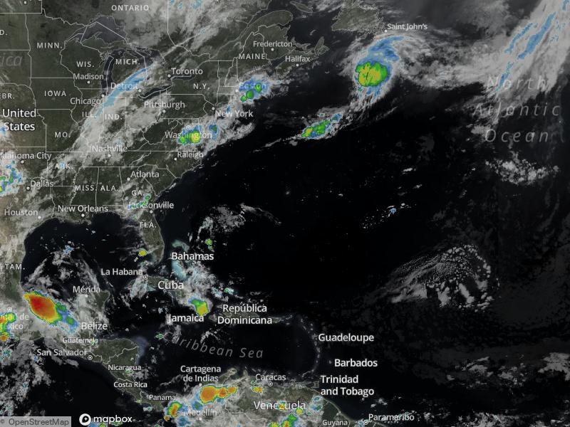 Atlantic Infrared Satellite