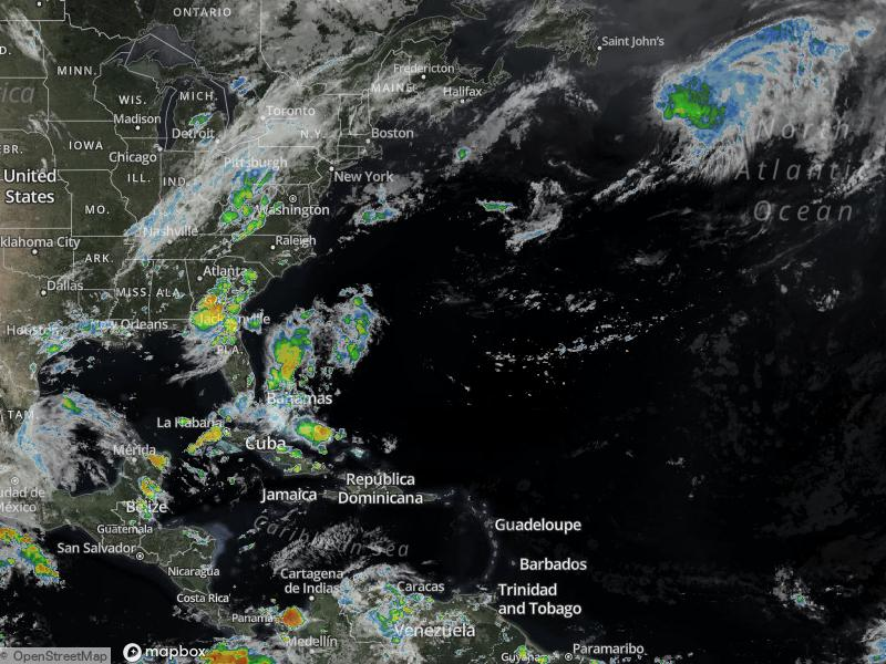 Atlantic Infrared Satellite