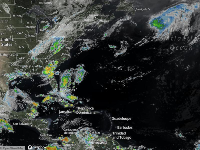 Atlantic Infrared Satellite