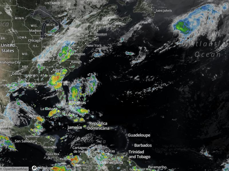 Atlantic Infrared Satellite