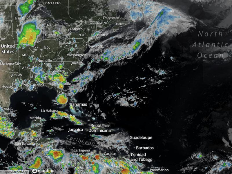 Atlantic Infrared Satellite