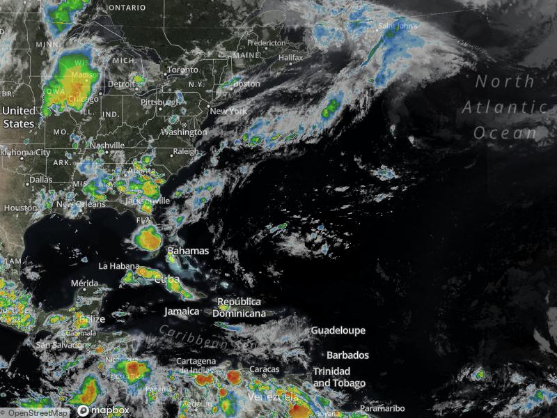 Atlantic Infrared Satellite