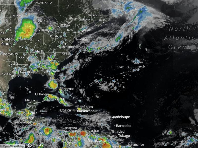 Atlantic Infrared Satellite